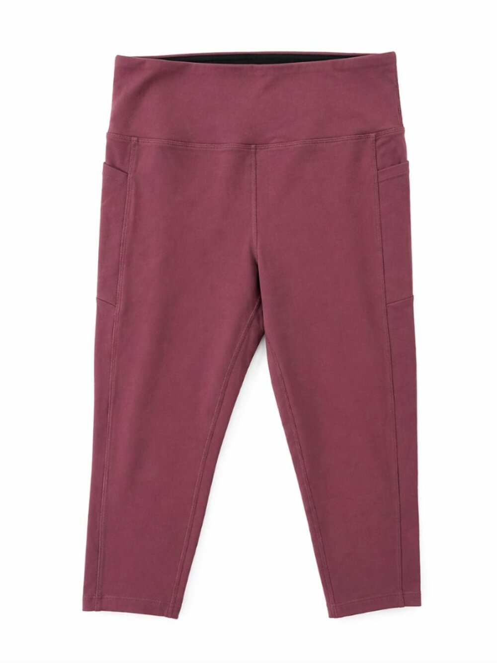🛍️ 3/10 Tuff Athletics Burgundy Cropped Leggings XL